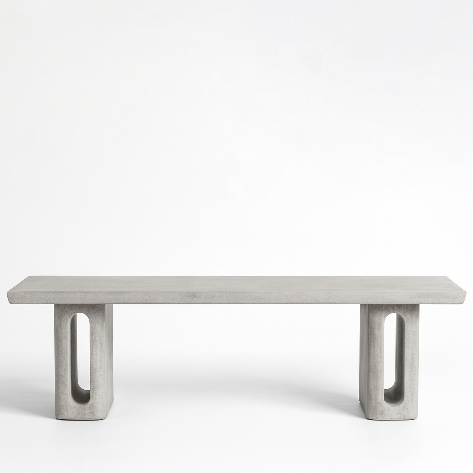 Ghế dài GFRC có đế bệ rỗng kép